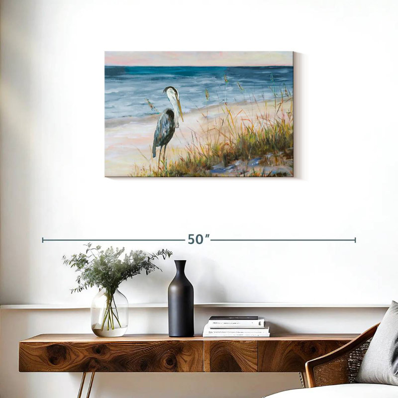 Brampt Heron Ocean View, 20" H x 30" W