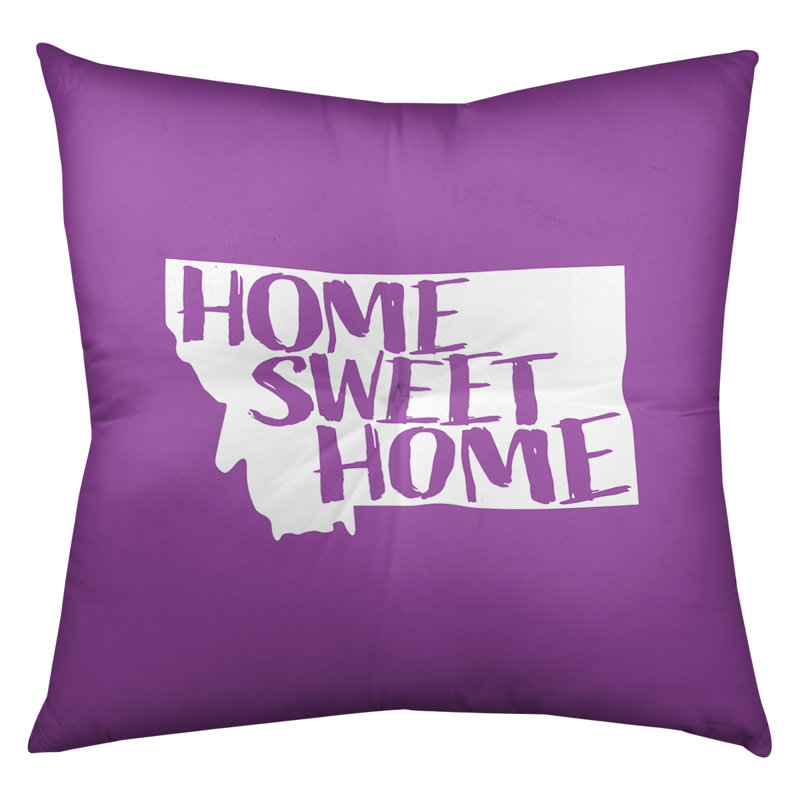 Coussin de sol touffeté home, 30 po x 30 po, Violet, Montana