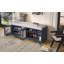 Banc de rangement rustique multifonctionnel pour chaussures avec coussin amovible-1106966065