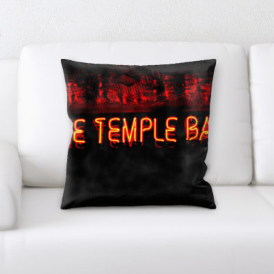 Housse et insert de coussin carré The Temple Bar