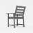 All-weather Patio Dining Chairs With Wood Grain Design (Set of 2)-317057398