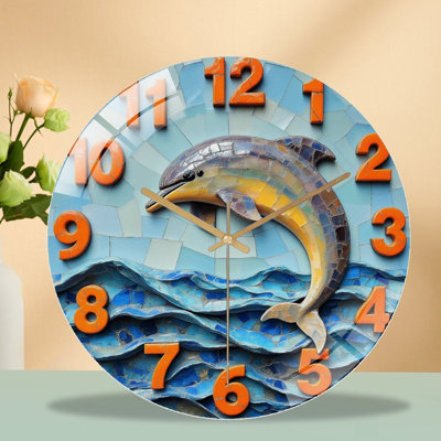 Horloge murale Dolphin