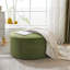 Repose-pieds rond en velours-1379332246
