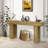 63" Long Console Table for Entryway, Wood Rectangular Sofa Table Behind The Couch, Farmhouse Entryway Tables for Entrance, Hallway, Living Room, Foyer