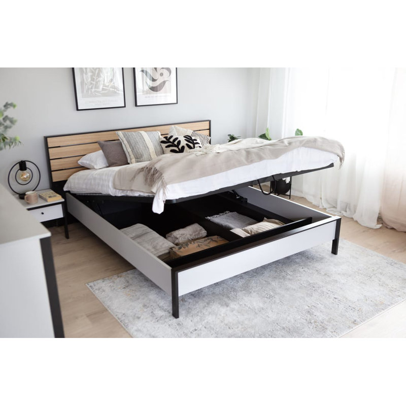 Amuda Ottoman Storage Bed, European Kingsize (160 x 200cm)