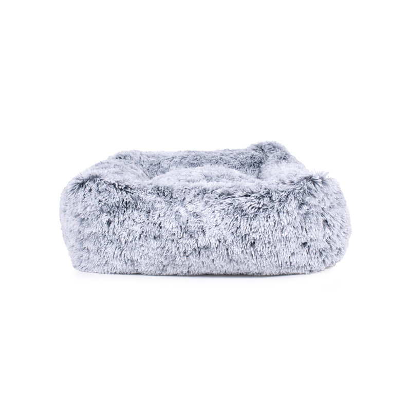Lit pour animaux Teddy Bear Kuddler, Gris, Grand (l 36 po x P 28 po x H 10 po)