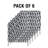 Patio Cushion Covers (Set of 6), Weather resistant Covers for Patio Outdoor Sofa Chairs Seats, with Zippers (Covers Only)-1315202141