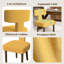 Chaise de salle à manger rembourrée de style Mid-Century avec pieds en bois-380274666
