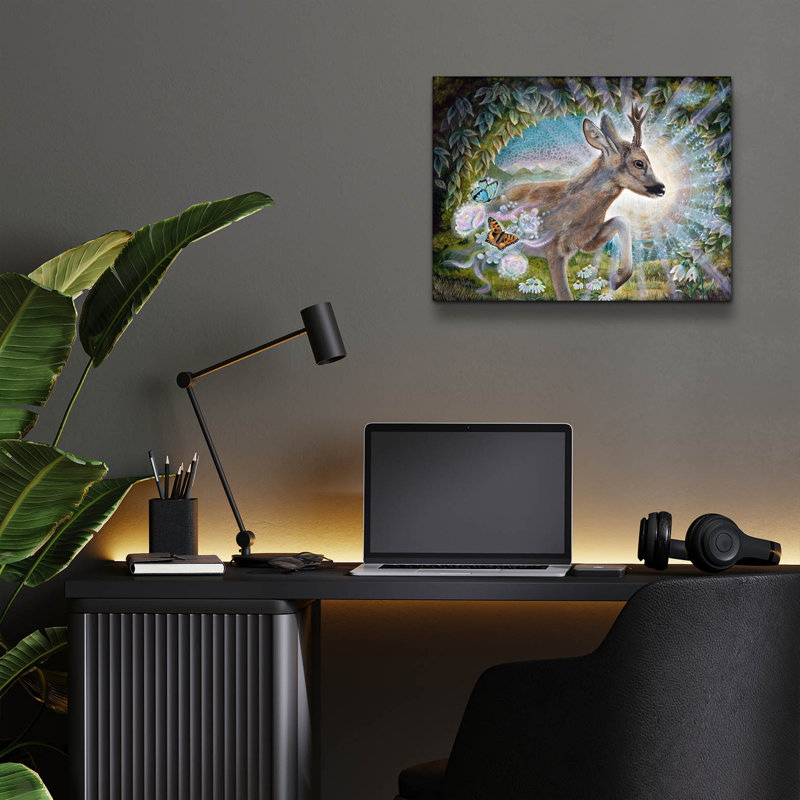 Art mural épique «Messenger Of Spring» par Verena Wild, 16 po x 12 po