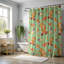 Rideau de douche 1 pièce Tangerine Vibe-574238741
