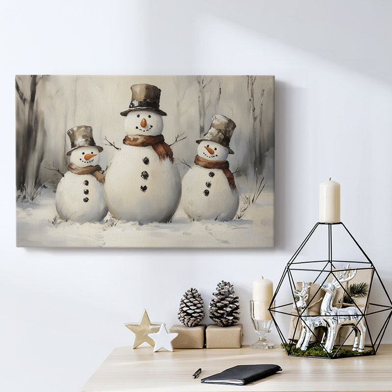 Christmas Holiday Art - Gallery Wrapped Canvas-Series 3-CII, 18" H x 27" W
