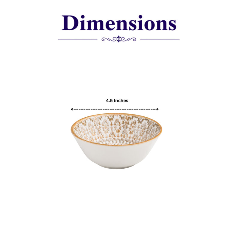 Bol à service en porcelaine haut de gamme de qualité supérieure, 6,7 oz | Va au micro-ondes et au lave-vaisselle