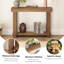 Solid Wood Top Console Table-2091918264
