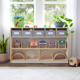 EdQ Essentials Shelves & 5 Bin Storage Unit
