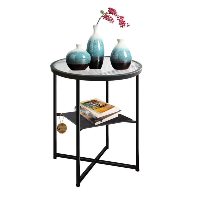 table de bout noire