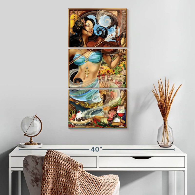 Goddess Of Fine Dining II, 32" H x 15" W