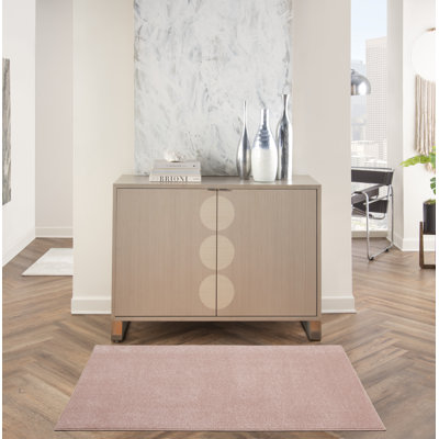 Tapis rose Yolonda