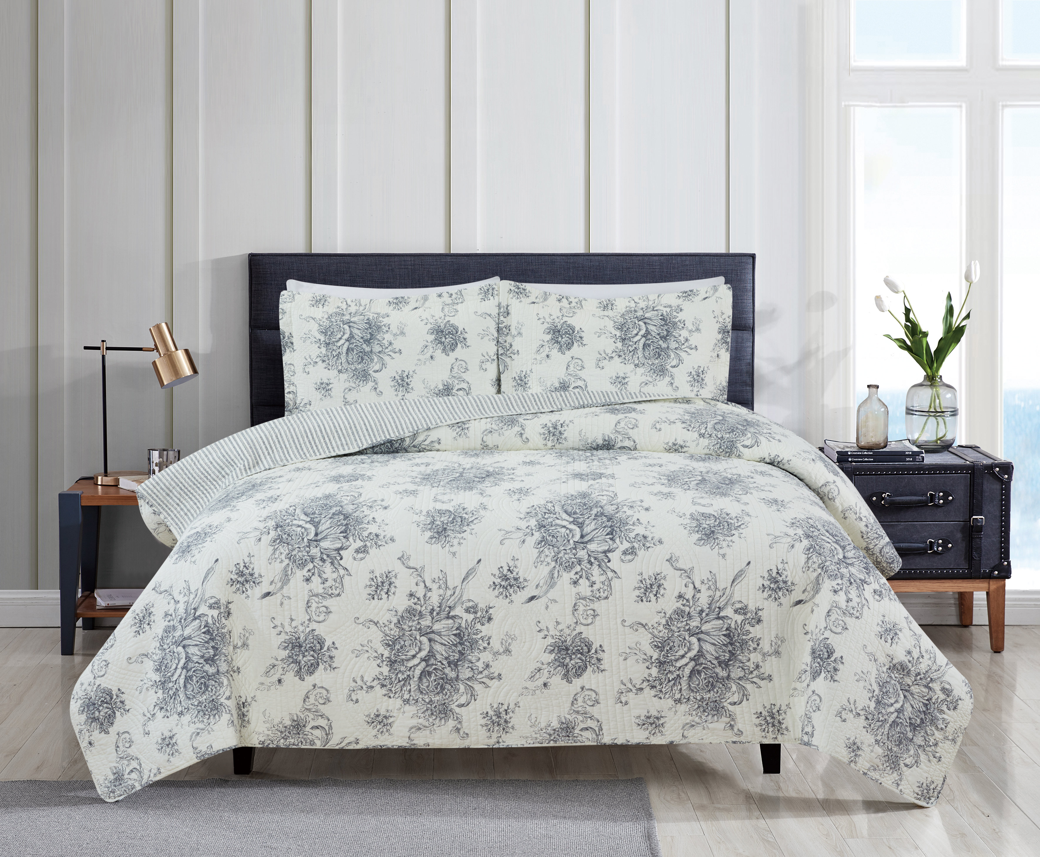 Birch Lane™ Benedictine Cotton Quilt Set & Reviews | Wayfair