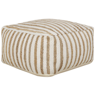 Charlcombe 60cm Wide Square Abstract Pouffe Ottoman