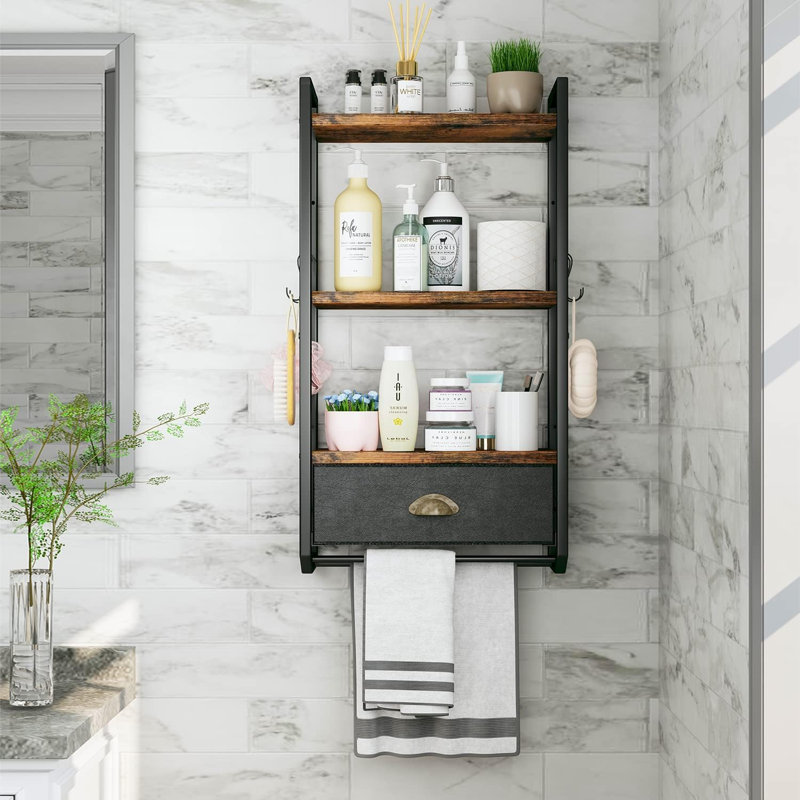 3 Tier Bathroom Towel Rack Shelf