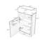 Meuble-lavabo avec lavabo et tablette réglable