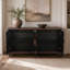 Buffet 59,8 "avec motif en nid d'abeille, armoire d'appoint moderne