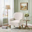Upholstered Armchair with Footstool-1544761235
