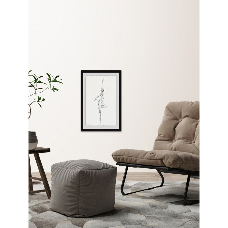 'Free Style II' Framed Print, 45" H x 30" W