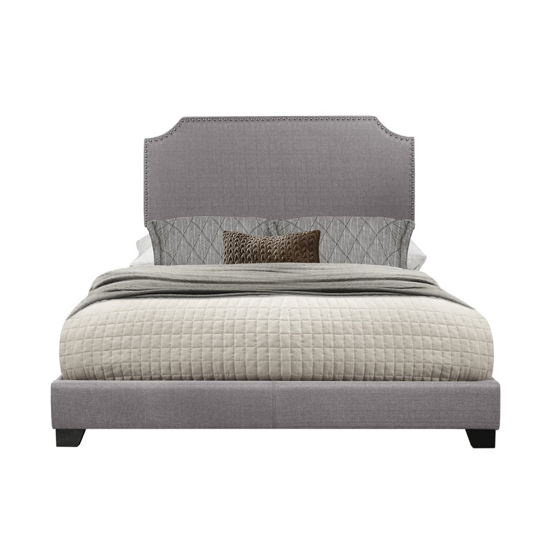 Lit standard, Gris, Très grand