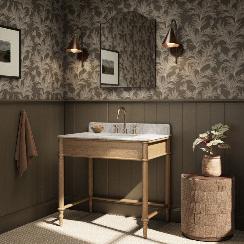 Toulouse Washstand-Washed Blonde Oak, Washed Blonde Oak