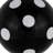 4'' Polka Dots Glass Ball Ornament