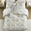 Ensemble d'édredon surdimensionné en satin de coton 6 pièces Herbal-114769629