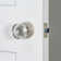 Viaggio Circolo Rosette Double Dummy with Circolo Crystal Knob