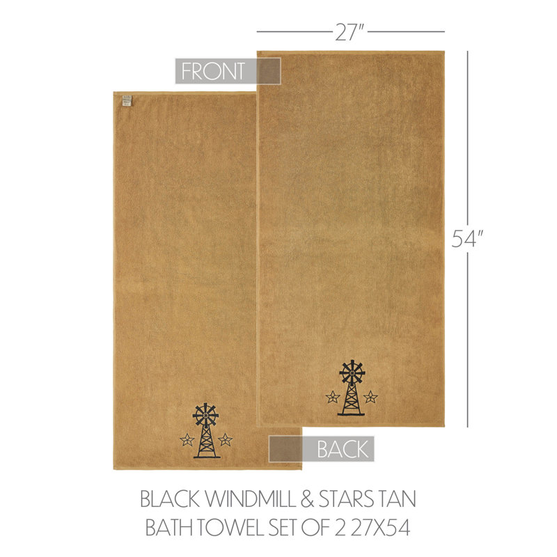 Ensemble de 2 serviettes de bain Timeless Linens