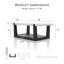Table basse moderne en bois avec tablette ouverte Niangua-1305685890