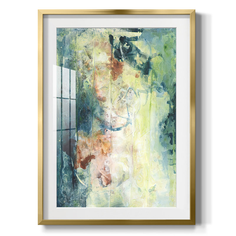 Nature's Elements I - Impression encadrée, H 28,5 po x l 20,5 po, Doré
