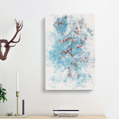 Beautiful Pink Cherry Blossom - Wrapped Canvas