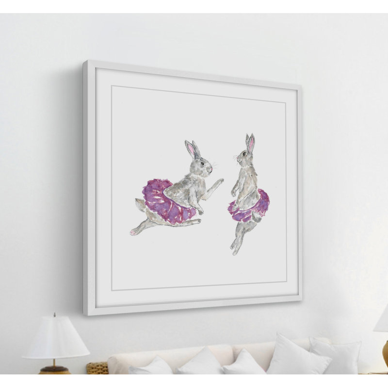 Thimble Sparrow - Single Picture Frame Print, 41cm H x 41cm W x 3.81cm D
