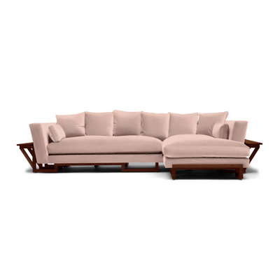 LRG Upholstered L-Shaped Sectional Right Hand Facing