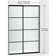 Elate Sliding Shower Door, 70-1/2-In H X 50-1/4 - 53-5/8-In W, With 1/4-In Thick Frosted Glass With Rectangular Grille Pattern