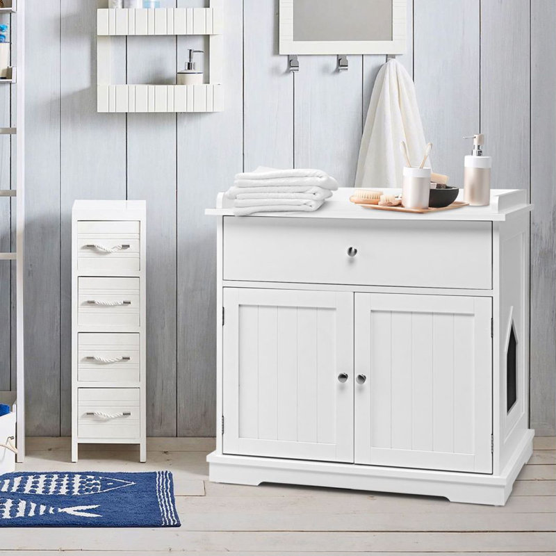 Mahan Wood Litter Box Enclosure