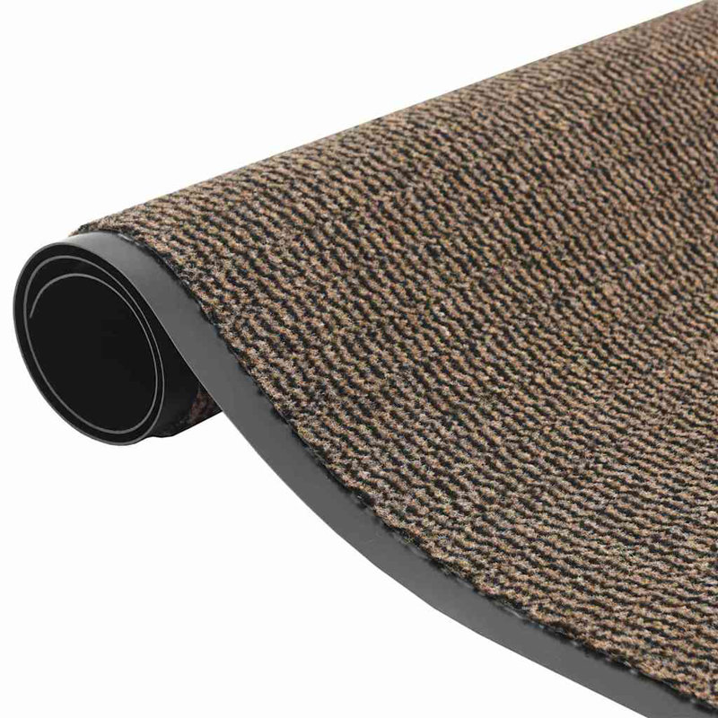 Doormat Non-Slip, Brown, 115cm W x 200cm L
