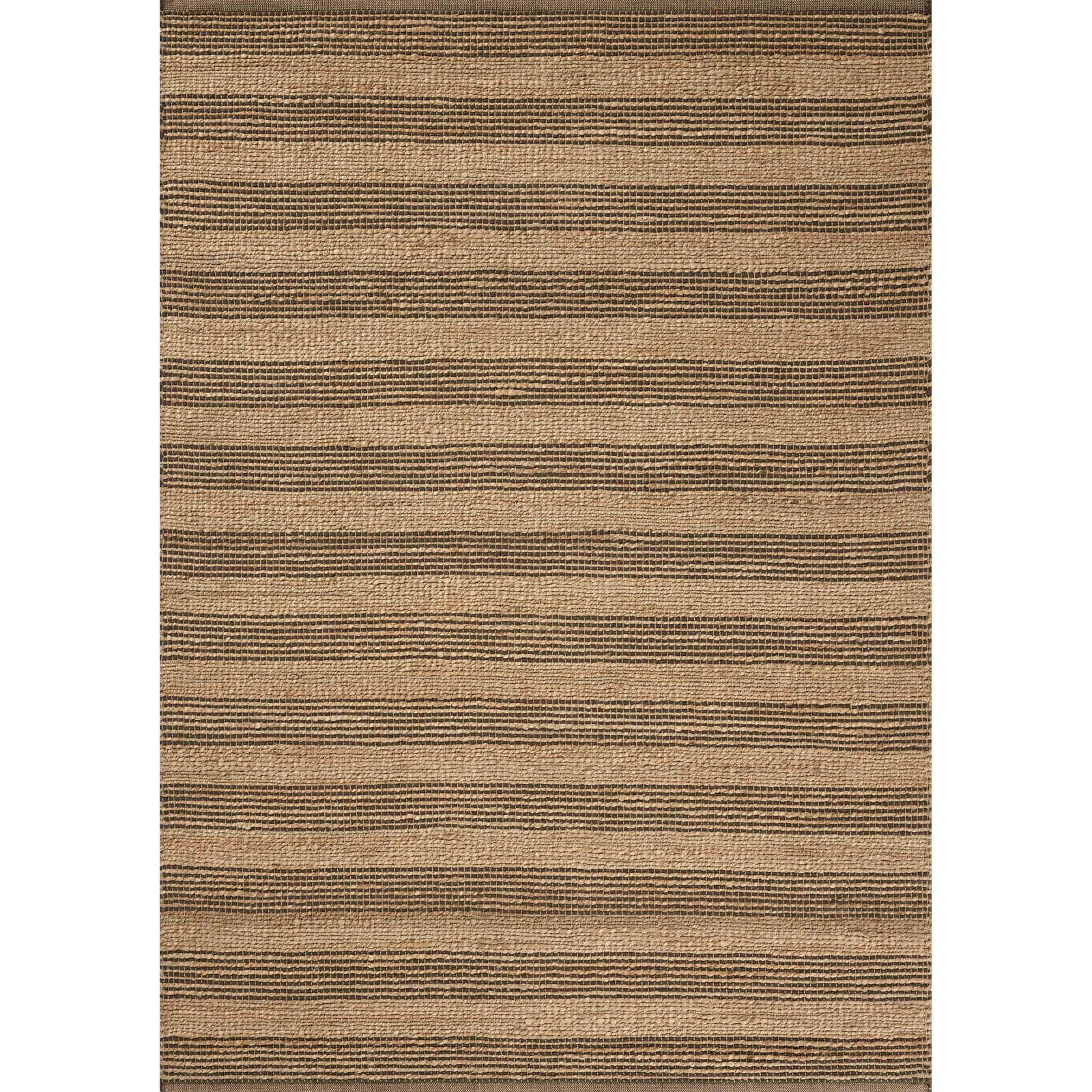 Judy Natural / Chocolate Area Rug, Rectangle 8'6" x 11'6"