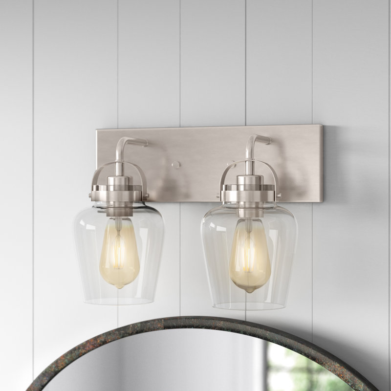 Tribble 2 - Light Vanity Light, Brushed Polished Nickel