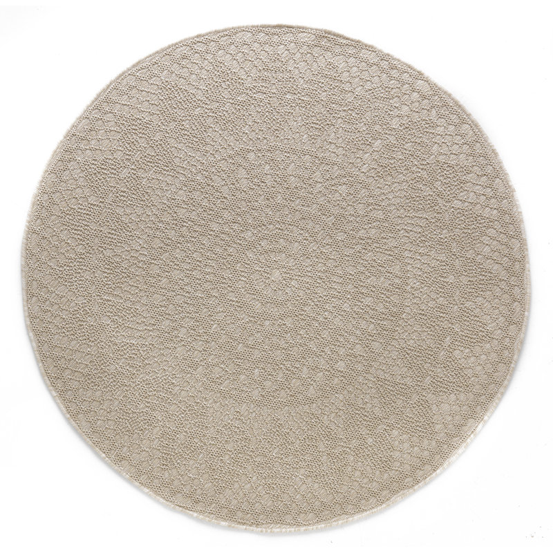 Crouse Solid Colour Area Rug, Round 160cm