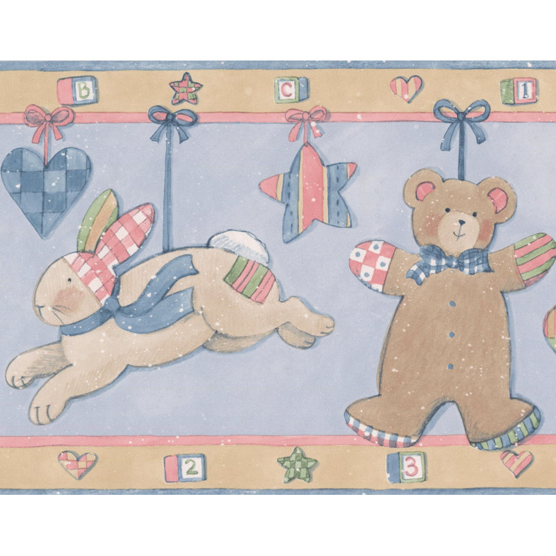 Appalachian Wall Border, Bleu