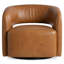 Chloe Upholstered Swivel Armchair-641927517