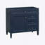Meuble-lavabo de 36 po sans lavabo supérieur, armoire de rangement moderne avec 2 tiroirs et un tiroir basculant, structure en bois massif-126590430
