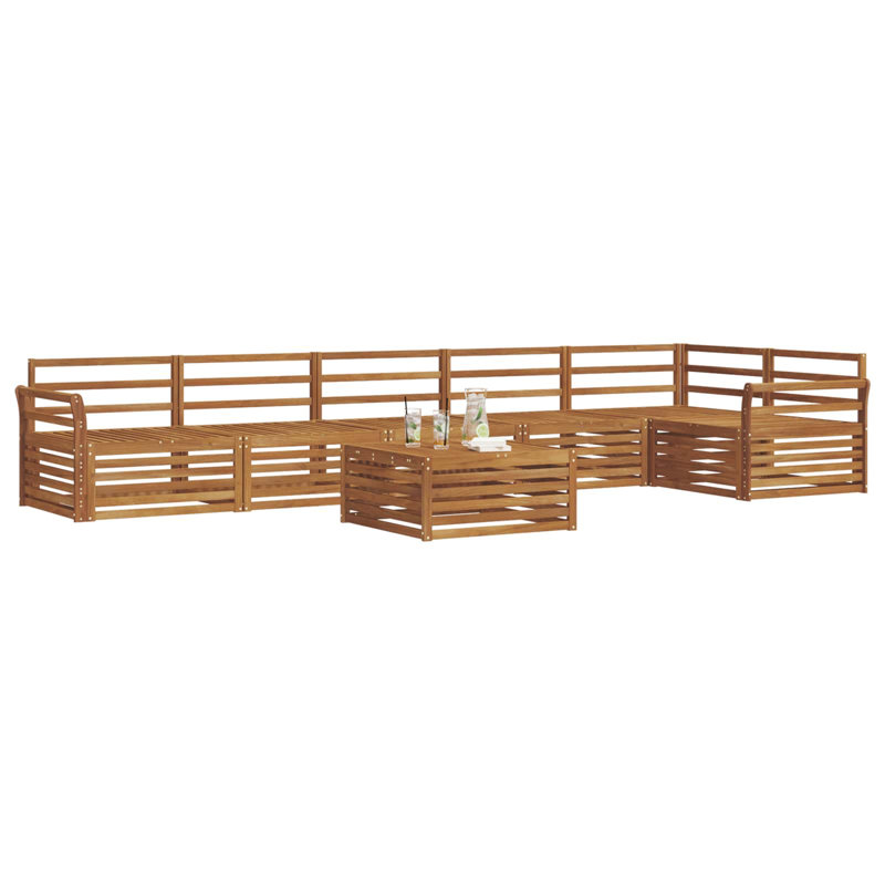 408cm Wide Patio Sectional Set