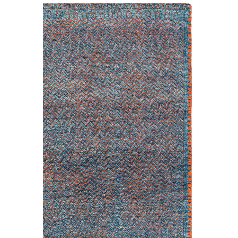 Tapis en laine noué à la main Ashyr, Rectangle 8 pi x 10 pi